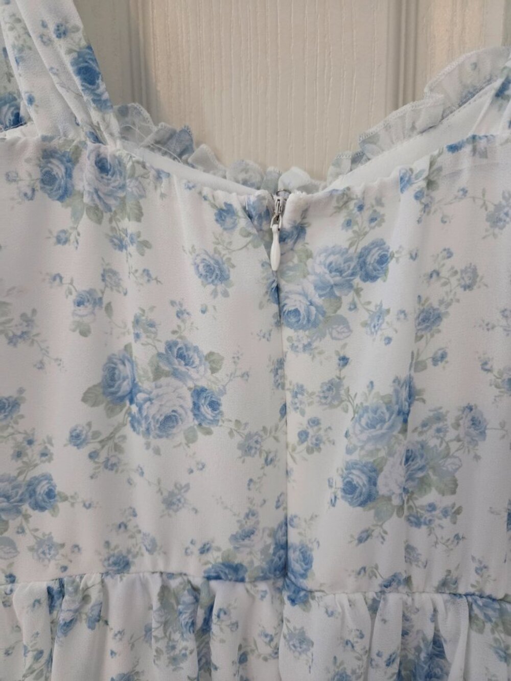 Altar'd State Blue Floral Mini Dress - Picture 3 of 4